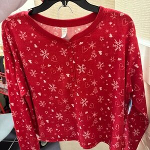 Pajama set Valentine’s Day winter